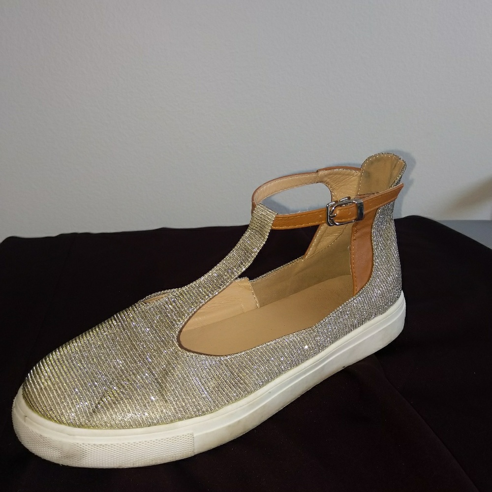 Custom Made Sparkly Sandal/Sneaker Combo